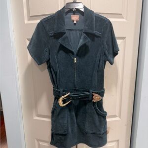 Corduroy Mini Dress-The Jade Outlaw by Show Me Your Mumu